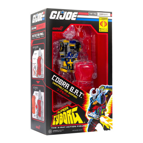 Cyborg G.I. Joe Cobra Bat Clear Figure