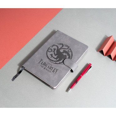 Caderno e caneta Targaryen A5 de Game of Thrones