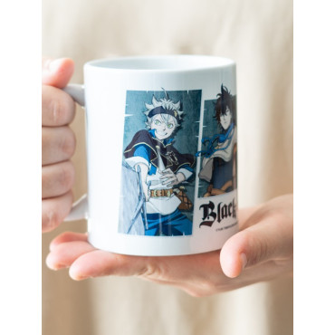 Caneca Black Clover Asta, Yuno, Noelle e Yami