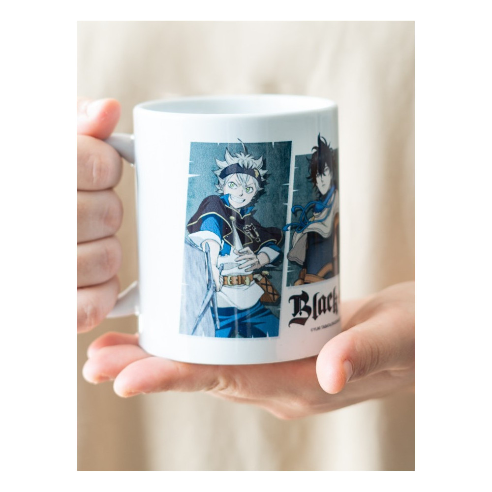 Caneca Black Clover Asta, Yuno, Noelle e Yami