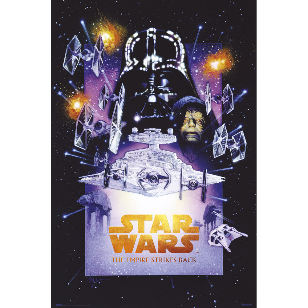 Cartaz Star Wars O Império Contra-Ataca