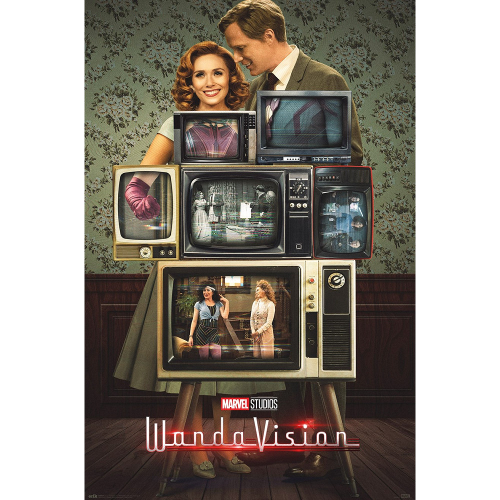 Poster Marvel Wandavision Life On Tv