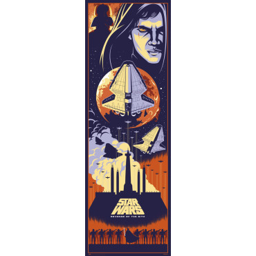 Porta de cartaz Star Wars Episódio III