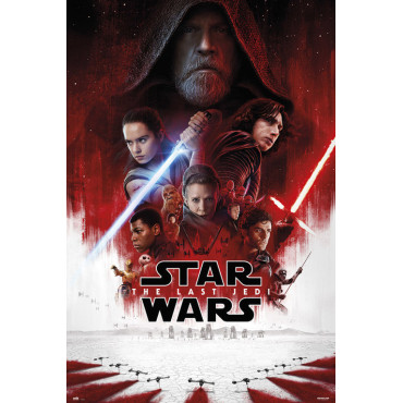 Cartaz Star Wars VIII Os Últimos Jedi