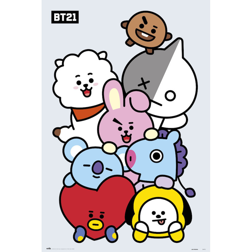 Cartaz Bt21 Personagens