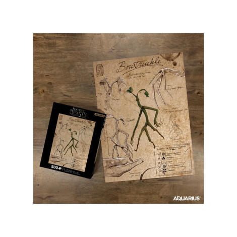 Puzzle 500 Peças Bowtruckle Animais Fantásticos