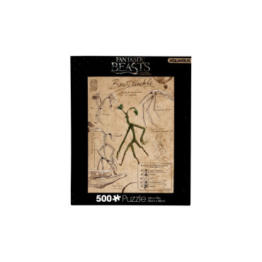 Puzzle 500 Peças Bowtruckle Animais Fantásticos