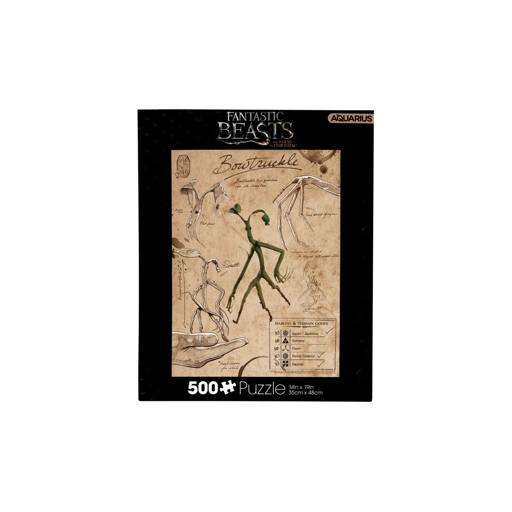 Puzzle 500 Peças Bowtruckle Animais Fantásticos