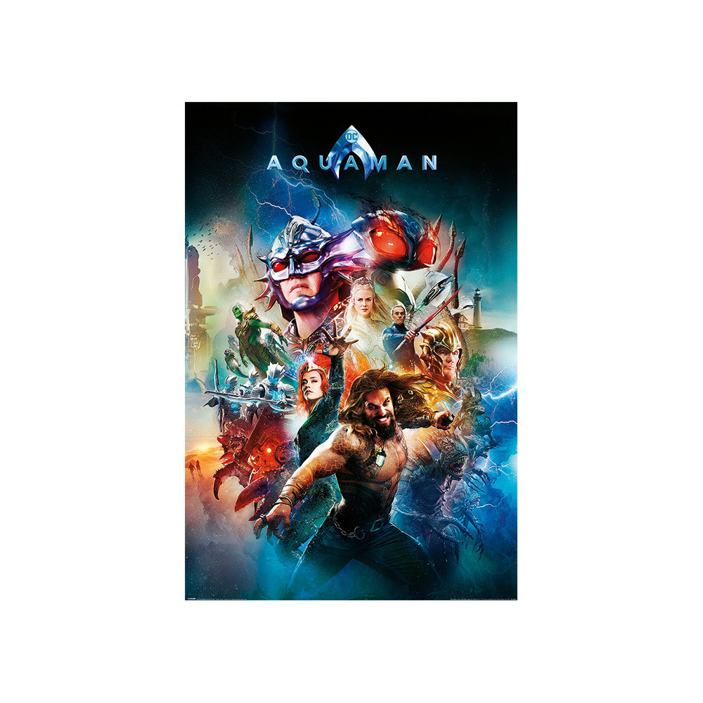 Poster Dc Comics Aquaman Battle For Atlantis