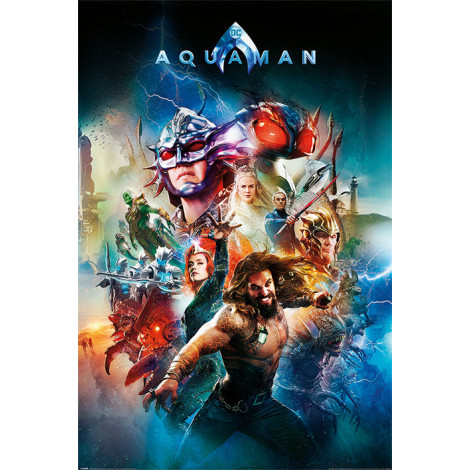 Poster Dc Comics Aquaman Battle For Atlantis