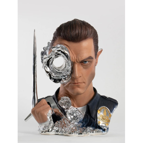 Terminator 1/1 T-1000 Art Mask Painted Deluxe Figure