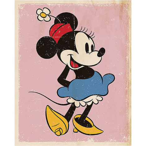 Mini Poster Minnie Mouse Retro