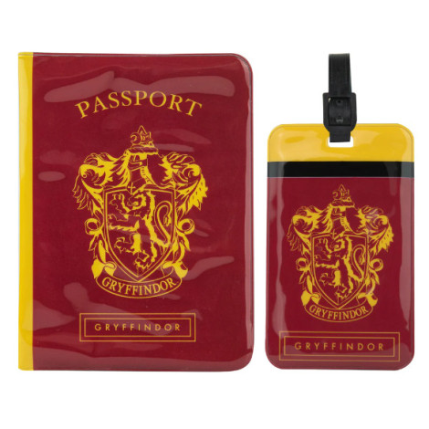 Autocolante e capa para passaporte Gryffindor