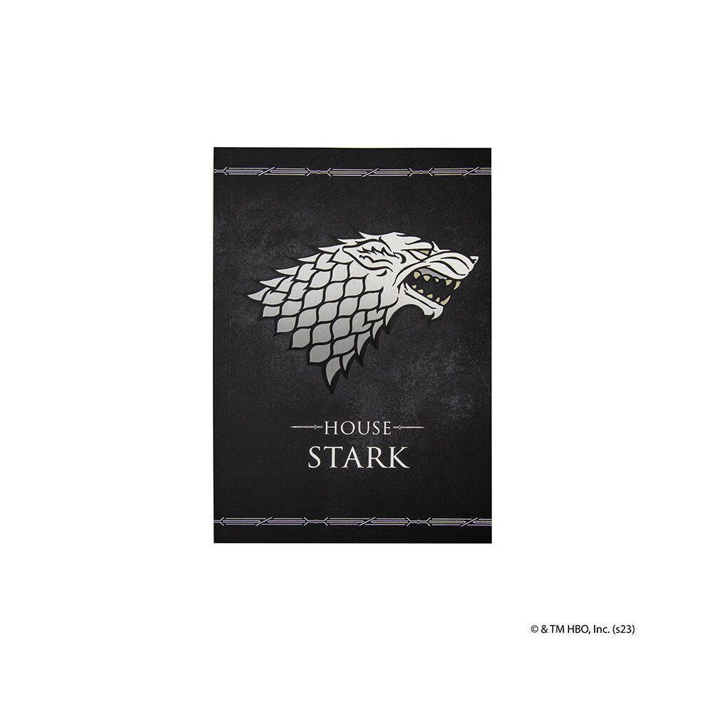 Bloco de notas Casa Stark (Sigilo) A5