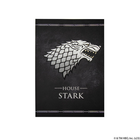 Bloco de notas Casa Stark (Sigilo) A5