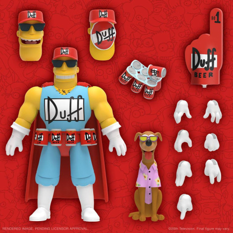 Figura do Duffman dos Simpsons Ultimates