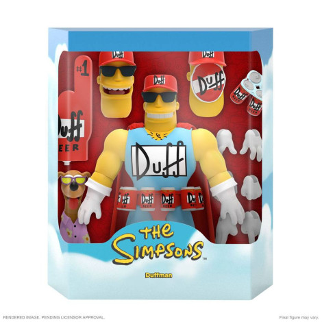 Figura do Duffman dos Simpsons Ultimates