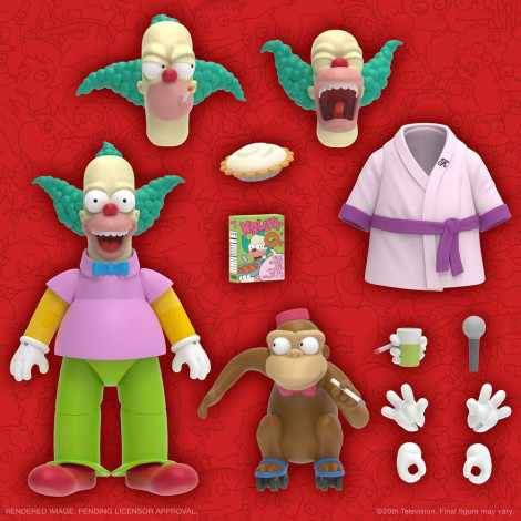 Ultimates Krusty, o Palhaço dos Simpsons Figura