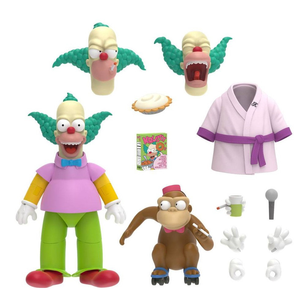 Ultimates Krusty, o Palhaço dos Simpsons Figura