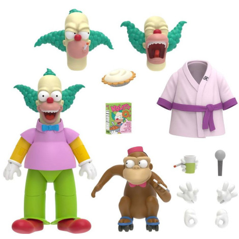 Ultimates Krusty, o Palhaço dos Simpsons Figura