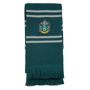 Cachecol Slytherin de luxo Harry Potter