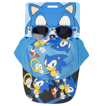 CONJUNTO DE BONÉS ÓCULOS DE SOL SONIC