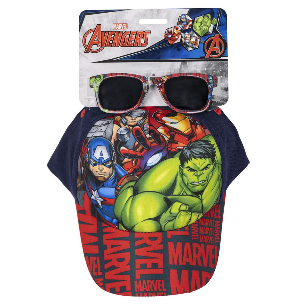 CONJUNTO DE BONÉS ÓCULOS DE SOL AVENGERS