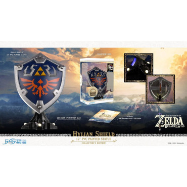 Estátua do Escudo Hylian Zelda 29 cm Edição de Colecionador Zelda