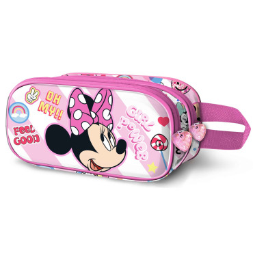 Estojo de lápis cor-de-rosa da Minnie Mouse