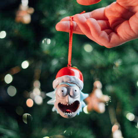 Ornamentos de Natal Rick, Morty e Rick Pickle