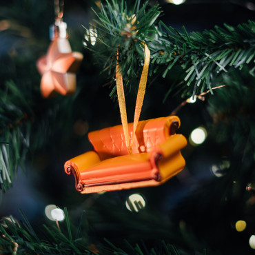 Conjunto de Enfeites de Natal Peru, Sofá e Chávena Central Perk