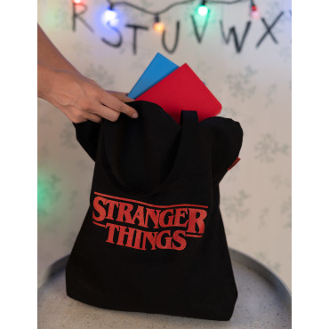 Saco de tecido Stranger Things Logotipo