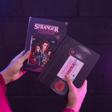 Bloco de notas A5 Premium Stranger Things VHS