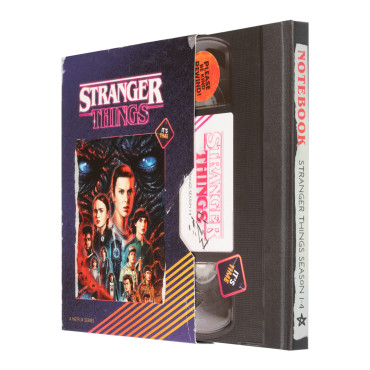 Bloco de notas A5 Premium Stranger Things VHS