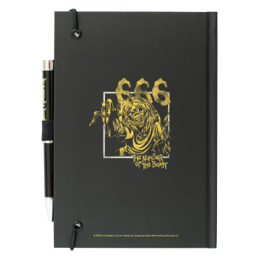 Caderno A5 Iron Maiden com caneta projectora Iron Maiden