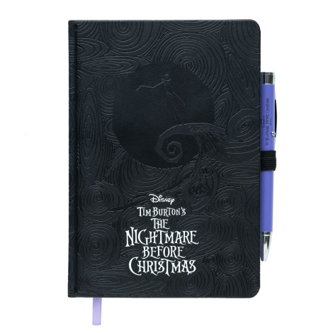 Bloco de notas com caneta The Nightmare Before Christmas