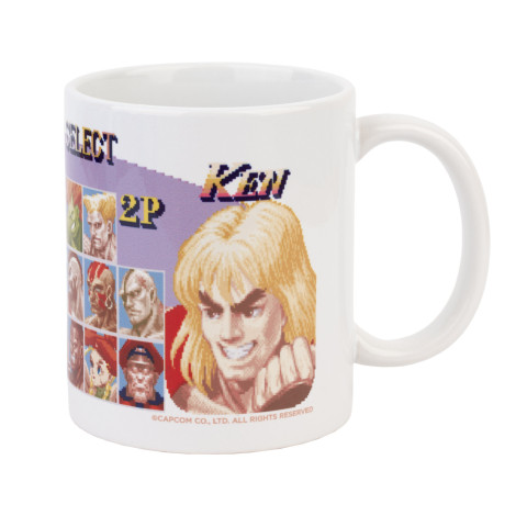 Caneca de seleção de jogador de Street Fighter