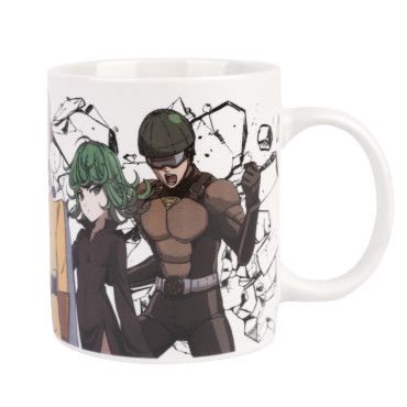 Caneca dos heróis de One Punch Man