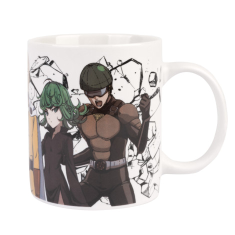 Caneca dos heróis de One Punch Man