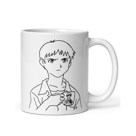 Caneca Shinjiception BN Evangelion