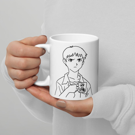 Caneca Shinjiception BN Evangelion