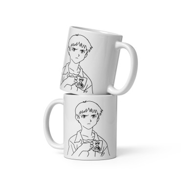 Caneca Shinjiception BN Evangelion