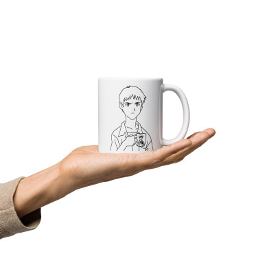 Caneca Shinjiception BN Evangelion