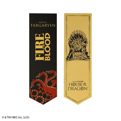 Marcador de livros metálico Targaryen de Game of Thrones