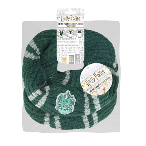 Cachecol Slytherin Infinito Harry Potter