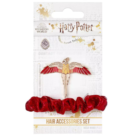 Conjunto de acessórios para o cabelo Fawkes Harry Potter