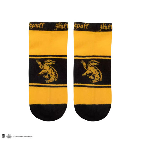 Conjunto de 3 pares de meias Hufflepuff Harry Potter