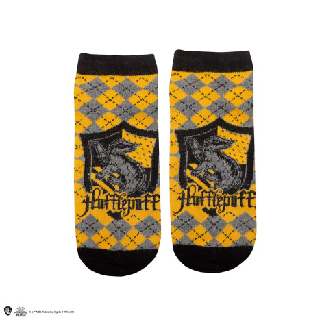 Conjunto de 3 pares de meias Hufflepuff Harry Potter