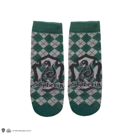 Conjunto de 3 pares de meias Slytherin Harry Potter