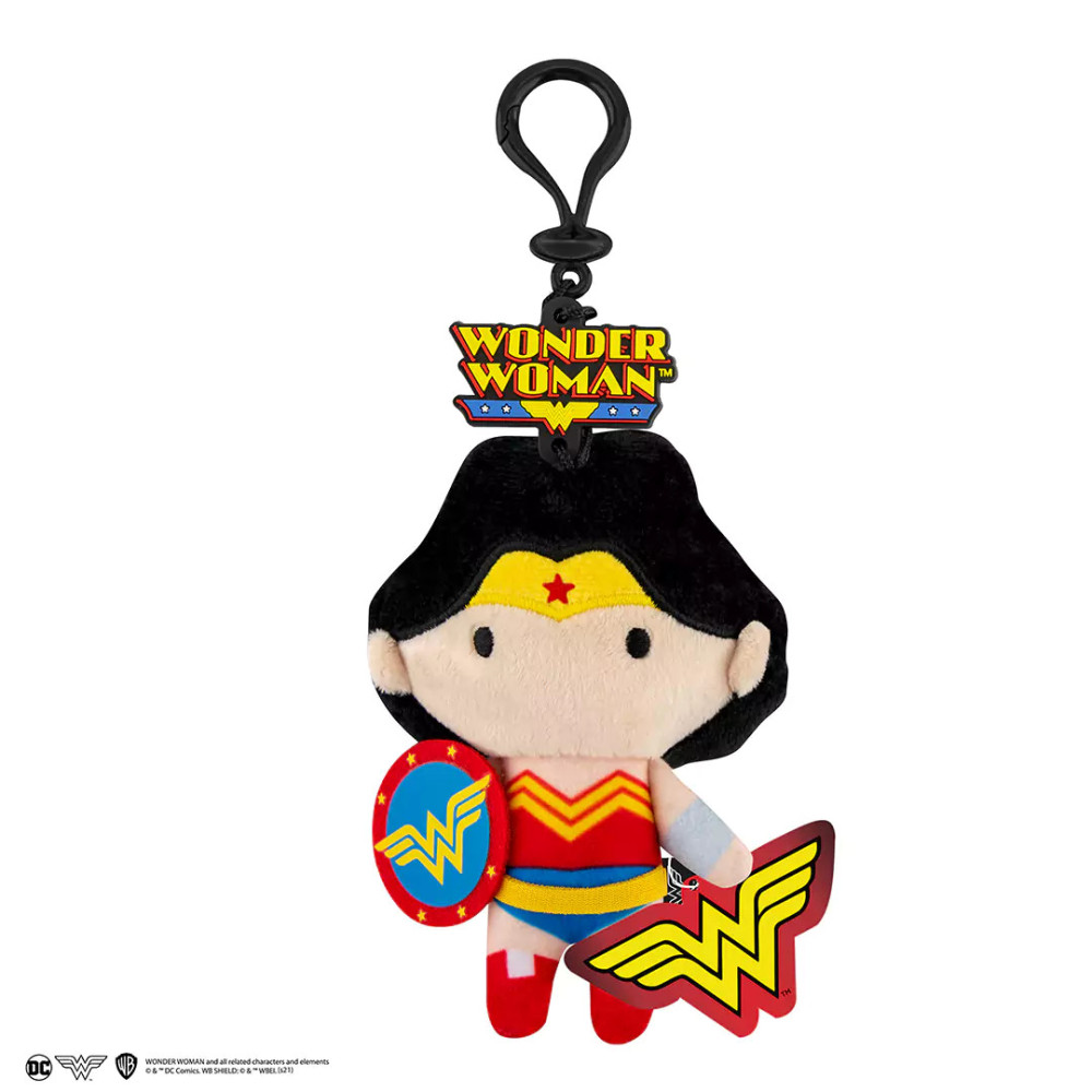 Porta-chaves de peluche da Mulher Maravilha